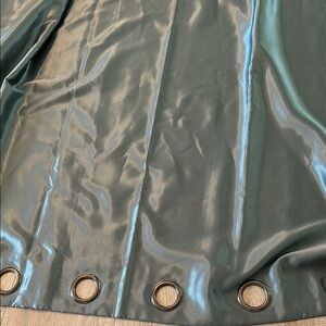 Blue Pewter Grommet Curtain Panels